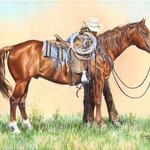 Checking His Cinch-Karen Boylan